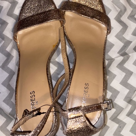 Express Shoes - Rose gold express heels